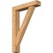 Ekena Millwork Traditional Block Smooth Bracket w/ Offset Brace, Western Red Cedar, 5 1/2"W x 26"D x 38"H BKT0604X26X38TRA05SWR - alternate 1